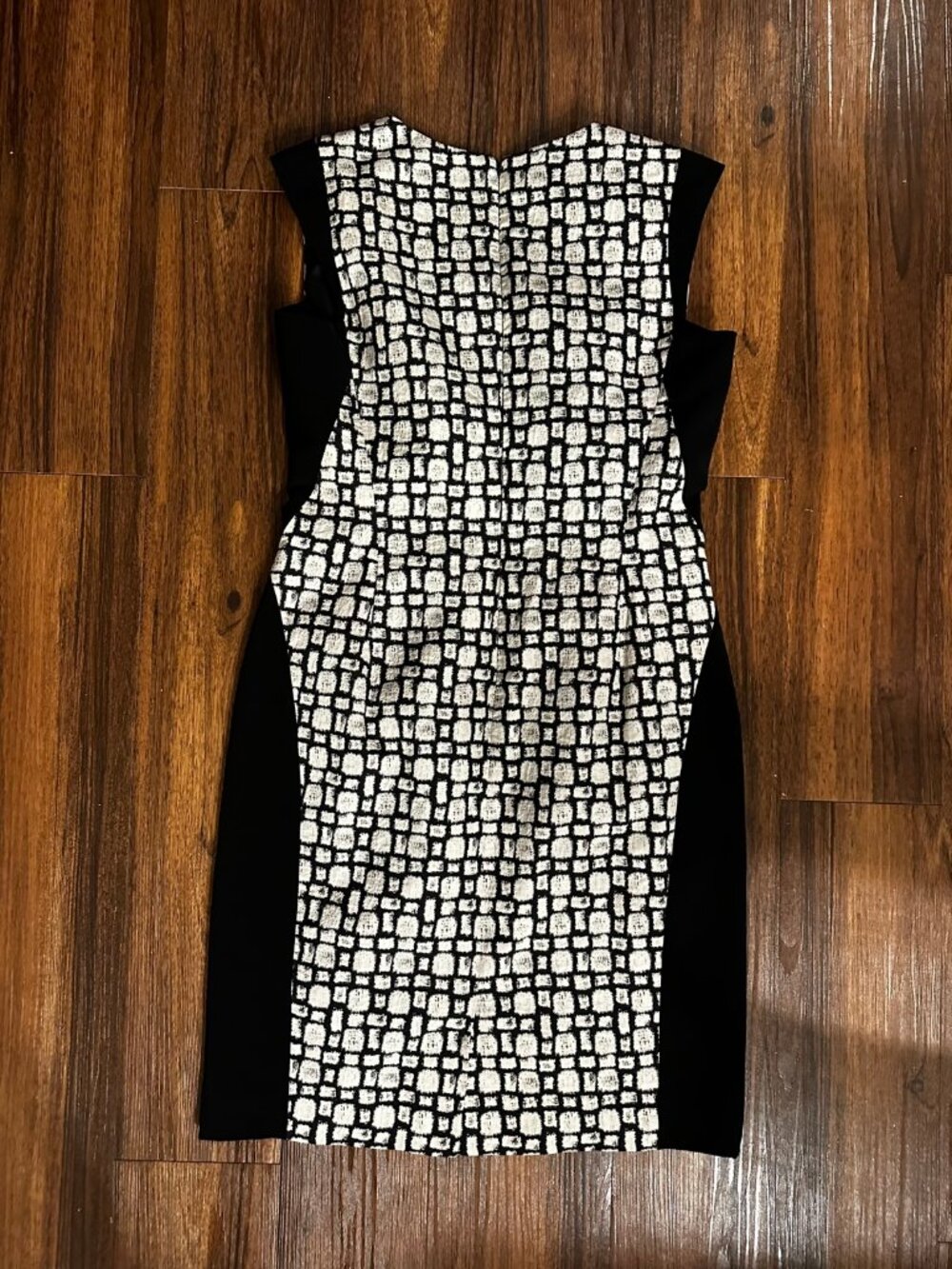 Lafayette 148 Dress Black White Size 4